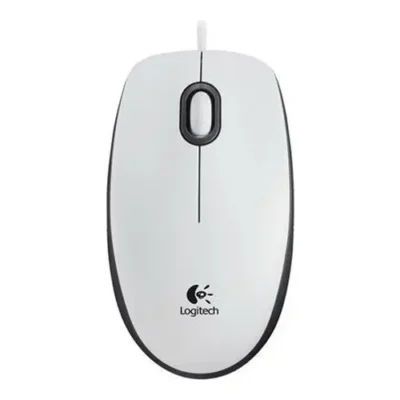 Logitech Mouse M100 – WHITE – USB – EMEA-914 -AKOYA HANGTAB BOX M100