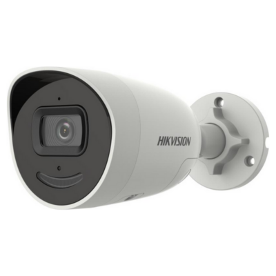 Hikvision 4 MP AcuSense Strobe Light and Audible Warning Fixed Mini Bullet Network Camera
