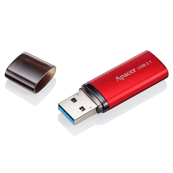 4bfa319c2bf6704f8315d8a951ae7ee7 USB3.1 Gen1 Flash Drive AH25B 64GB Red RP (AP64GAH25BR-1)