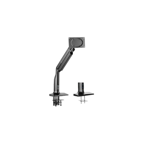 2E Single Monitor Select Spring Assisted Aluminum Monitor Arm with USB (2E-1MCBUSB)