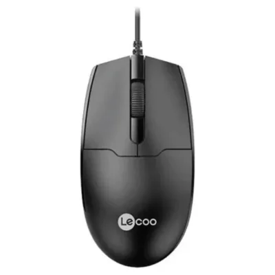 Mouse Lenovo Lecoo (MS101 Wired Mouse Black)