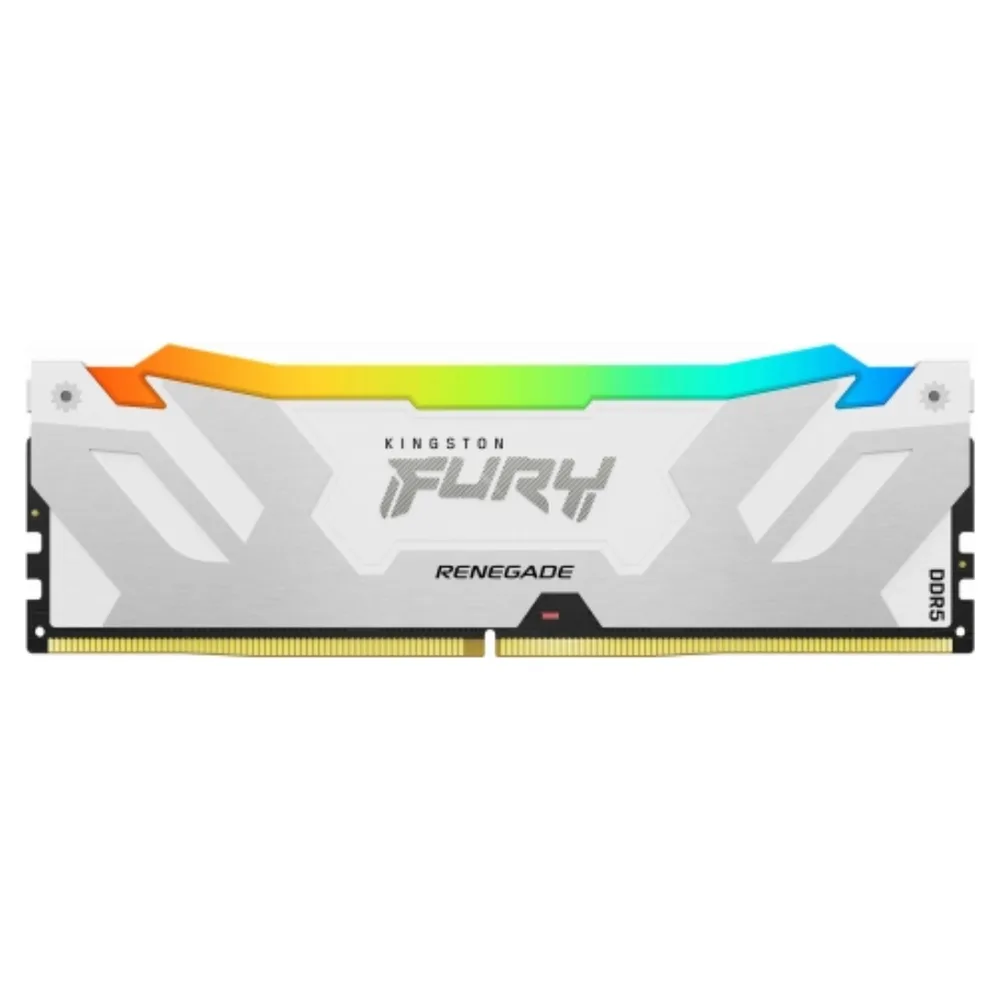 48GB 8000MT/s DDR5 CL38 DIMM (Kit of 2) FURY Renegade RGB White