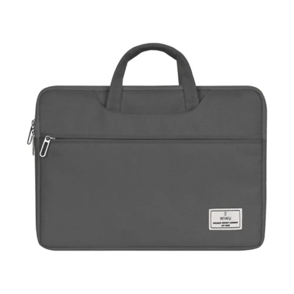 Untitled design - 2025-10-22T174141.035 WIWU ViVi Hand Bag For 14" Laptop - Grey (14'' Vivi Laptop Handbag)