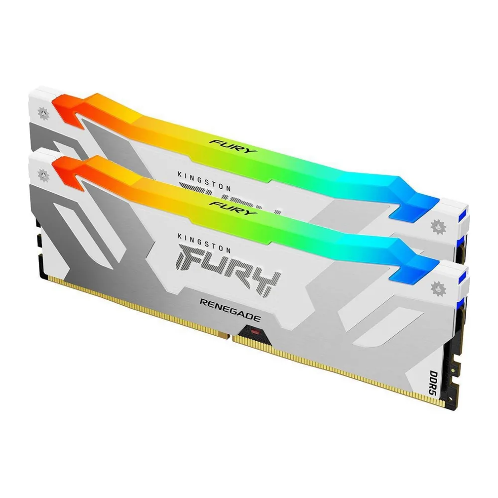 24GB 8000MT/s DDR5 CL38 DIMM FURY Renegade RGB Silver
