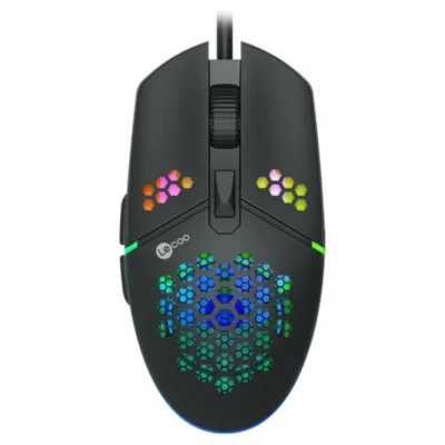 Lenovo Lecoo MS105 , Ergonomik Dizayn, 3200 DPI, Qara (MS105 Black)