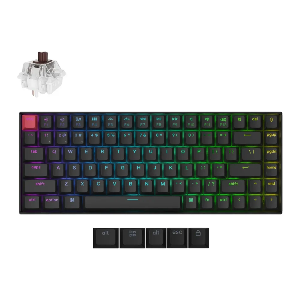 Untitled design (2) Klaviatura Keychron K2 Version 3 RGB Backlight Brown Switch (K2X-B3Z-AZ)
