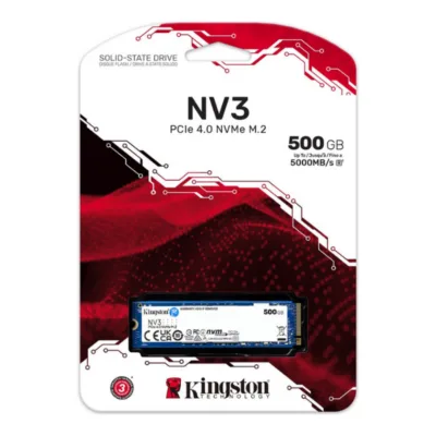 SSD yığıcı Kingston NV3 500 GB PCIe 4.0 NVMe M.2 (SNV3S/500G)