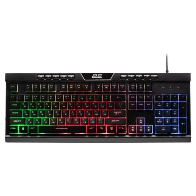 2E GAMING keyboard KG300 114key, USB-A, EN/RU, LED, black (2E-KG300UB_AK)