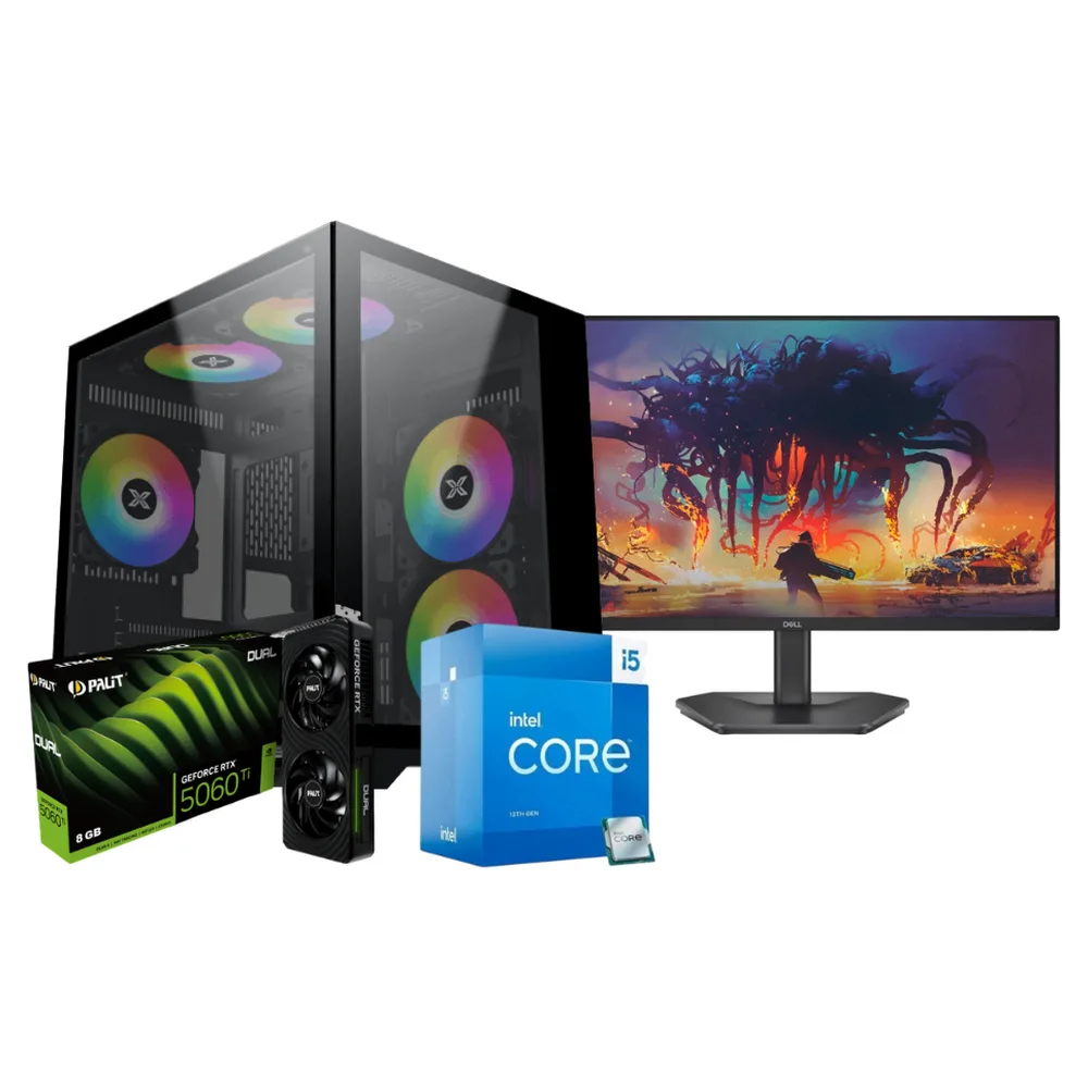 AQUA M – Intel Core i5-13400F, RTX 5060 Ti, Dell 24