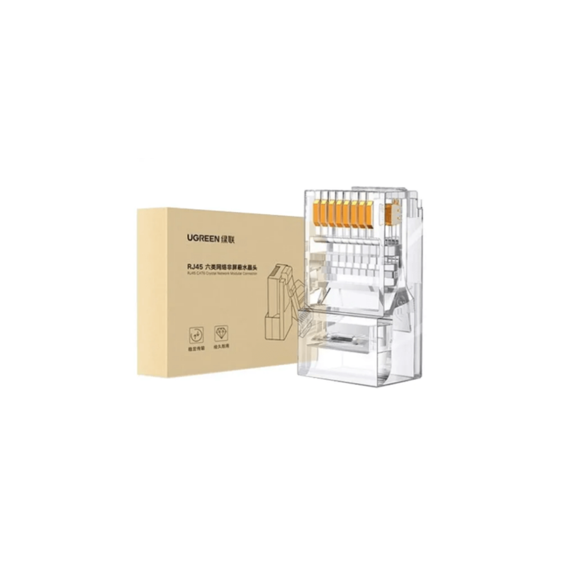 Cat 6 Unshielded RJ45 Modular Plugs 100Pc (60558) - Techbar