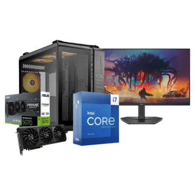 VoltCore Gaming PC – RTX 5070, i7-13700KF, Dell 200Hz (CUSTOM-PC-008)