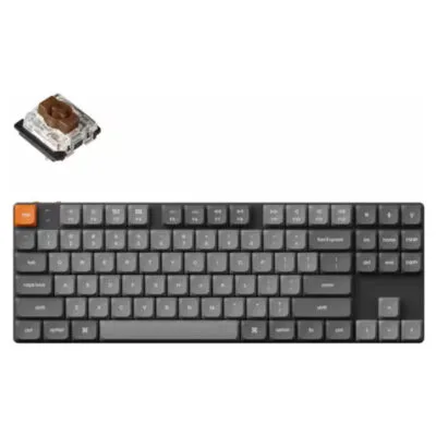 K1 Max Gateron White Backlight Brown Switch Keyboard(K1M-A3Z-AZ)