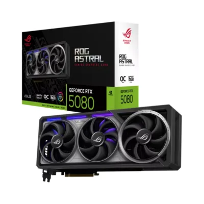 ASUS VGA ROG-ASTRAL-RTX5080-O16G-GAMING / RTX 5080 / 16GB GDDR7 Black (90YV0LV0-M0NA00)