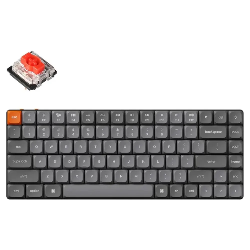 Untitled design (47) K3 Max Gateron White Backlight Brown Switch Keyboard(K3M-A3Z-AZ)
