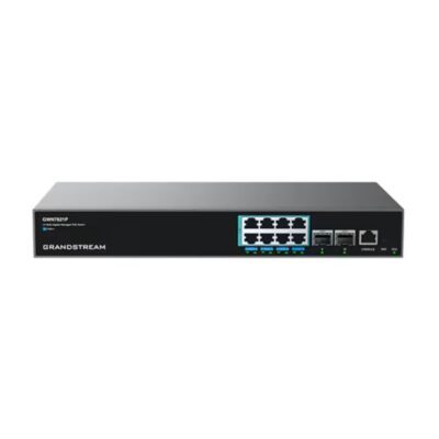 Grandstream Layer 3 Managed Multi-Gigabit PoE Switch | 8x 2.5GbE + 2x SFP+ | 240W (GWN7821P)