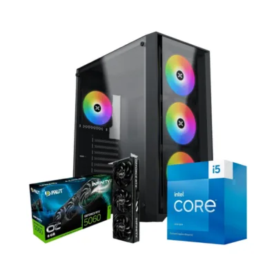 BlackCore Gaming Pc -  Intel Core i5-13400F, RTX 5060(CUSTOM-PC-022)