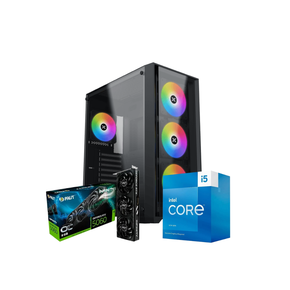 yeni 2 BlackCore Gaming Pc - Intel Core i5-13400F, RTX 5060(CUSTOM-PC-022)