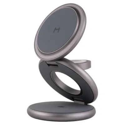Magssory Disc Signature Edition 3-in-1 Apple üçün şarj Midnight (WCH033m)