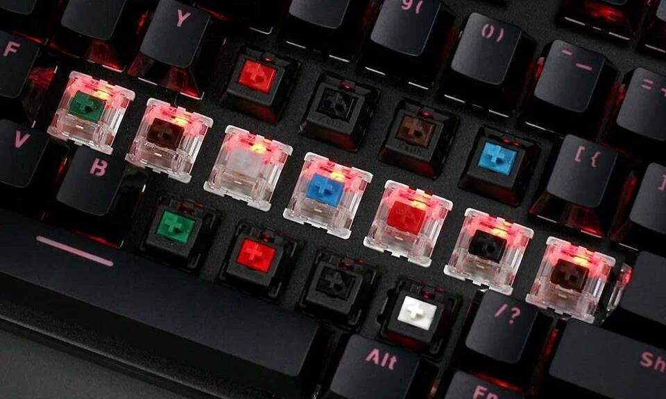 Klaviatura Switch Növləri: Qırmızı, Mavi və Qəhvəyi Switch