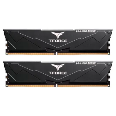 T-FORCE VULCAN 32GB (2×16GB) DDR5 RAM / 5600MHz / CL36 / Black (CUSTOM-099)