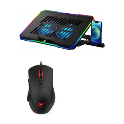 Dəst: Havit F2069 Laptop cooling pad + Havit MS900 Gaming Mouse