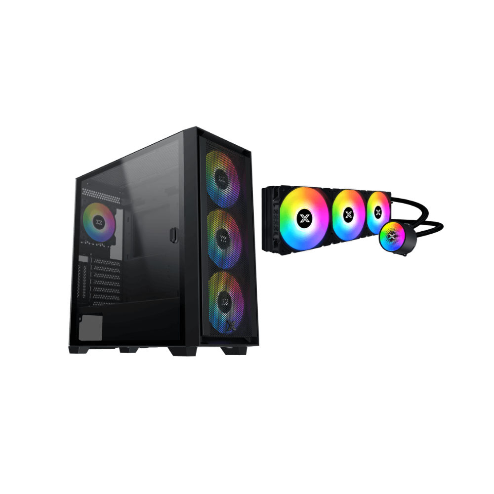 kombo 2 Xigmatek Kombo - Xigmatek Anubis Pro 4FX Case + Liquid Killer X 360 AIO Liquid Cooler (XIG-CC-102)