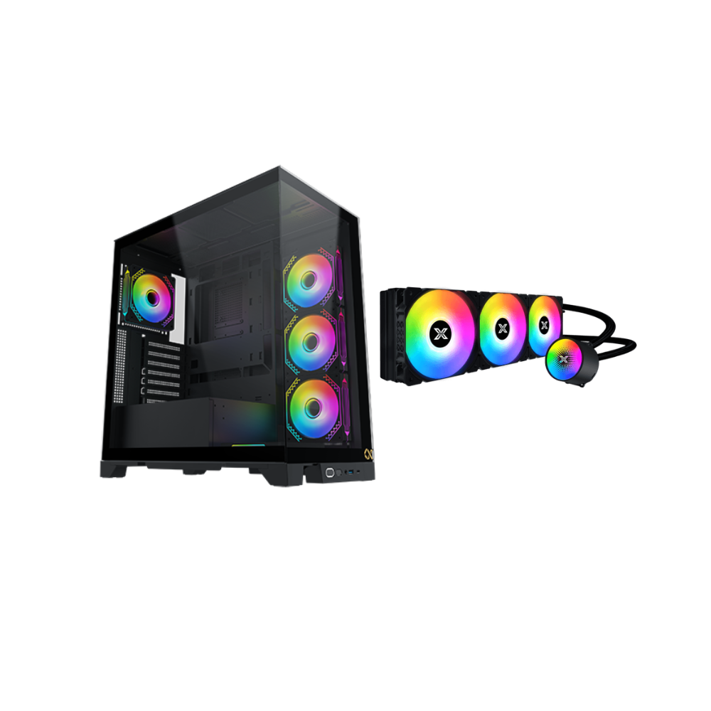 kombo 4 Xigmatek Kombo - Xigmatek Endorphin Ultra Case + Liquid Killer X 360 Cooler (XIG-CC-104)