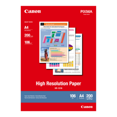 Ofis kağızı Canon Plain Paper High Resolution HR-101 A4 (1033A001)