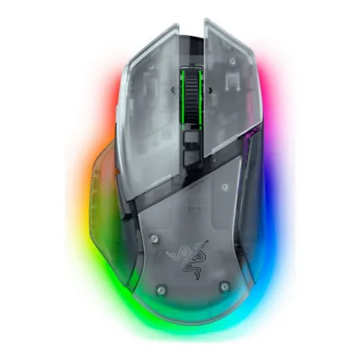 Razer Mouse Basilisk V3 Pro 35K, RGB, USB-A/WL/BT, Phantom White Ed. (RZ01-05240400-R3G1)