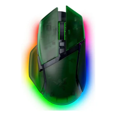 Razer Mouse Basilisk V3 Pro 35K, RGB, USB-A/WL/BT, Phantom Green Ed. (RZ01-05240300-R3G1)