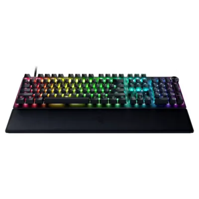Razer Keyboard mechanical BlackWidow V4 Low-profile HyperSpeed, 104key, Green Switch(RZ03-05270100-R3M1)