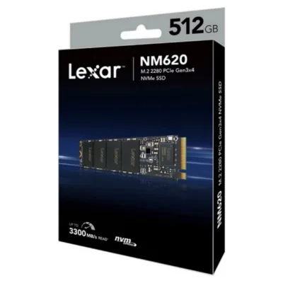SSD "Lexar NM620 512GB m.2 NVMe"(LEX-NM620-512-M2N)