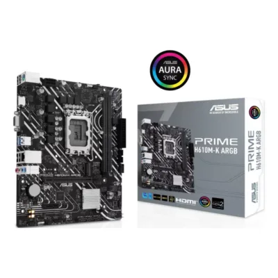 Ana plata ASUS Prime H610M-K ARGB DDR5 (H610M-K ARGB)