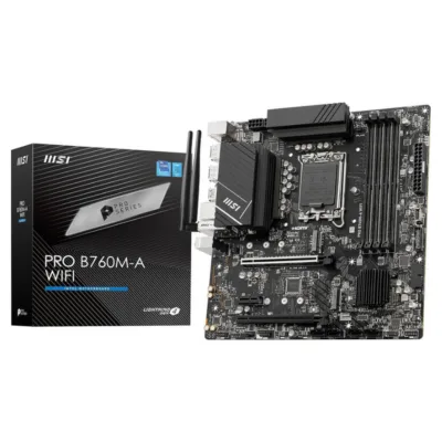 Ana plata “MSI Pro B760M-A Wi-Fi DDR5” (B760M-A)