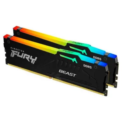 Operativ yaddaş (RAM) "Kinton Fury DDR5 64GB RGB 6000Mhz 2x32GBgs" (KIN-D5-64-6000-KT-FY-RGB)