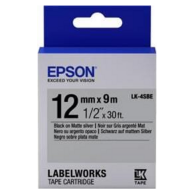 Kartric Epson LK-4SBE Black/Matt Silver (C53S654017)