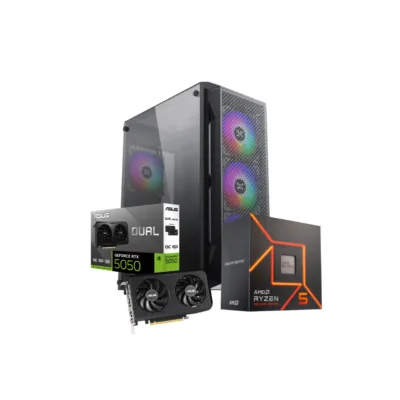 NitroForge Gaming PC – RTX 5050, Ryzen 5 7600 (CUSTOM-PC-121)