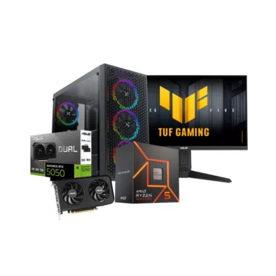 CyberForge Gaming PC – RTX 5050, Ryzen 5 7600 (CUSTOM-PC-122)