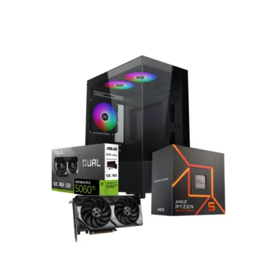 ApexCore Gaming PC – RTX 5060 Ti, Ryzen 5 7600 (CUSTOM-PC-123)